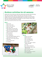 PDF of Tip Sheet for Outside Activities